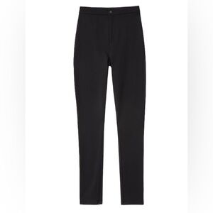 Abercrombie & Fitch Black Leggings with ankle zip